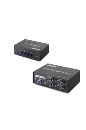 Vga Switch 4 In 1 Out 54 Mhz - Siyah HDX1329
