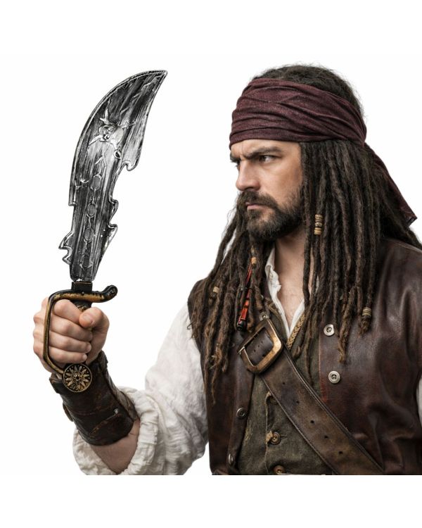 Eskitme Detaylı Plastik Korsan ı 45 cm