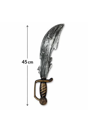 Eskitme Detaylı Plastik Korsan ı 45 cm
