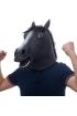 Gerçekçi At Kafası Maskesi Siyah Renk