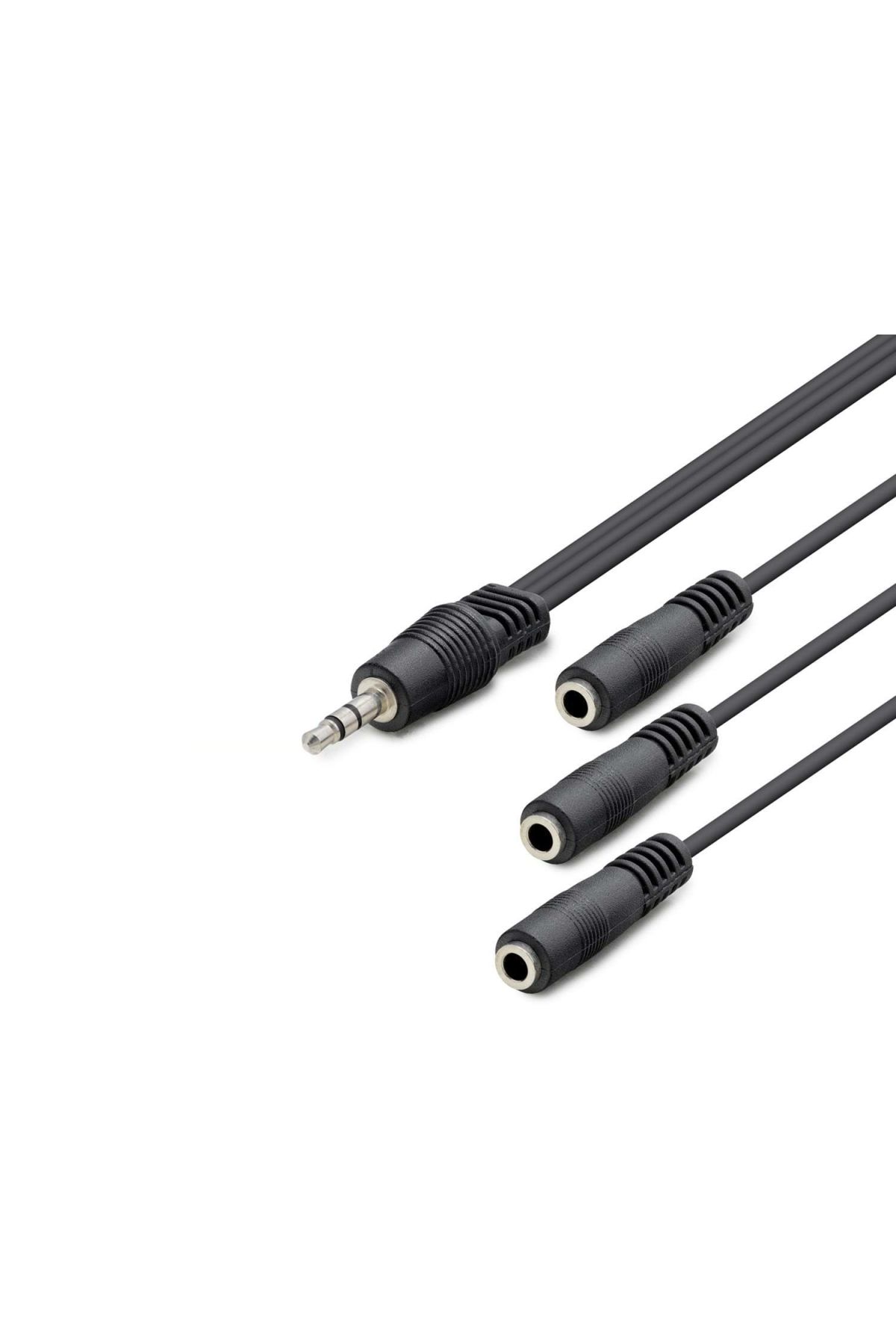 3.5 Mm To 3*3.5 Mm F Kablo 2Lıne 30Cm Siyah HDX1023