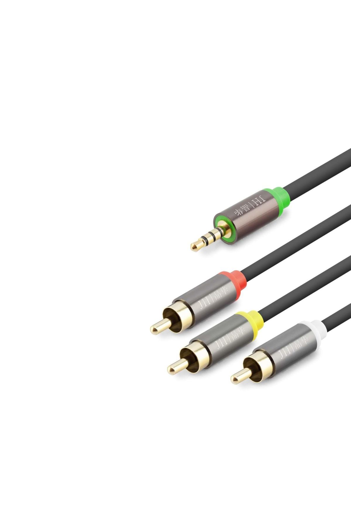 3.5 Mm To 3Rca Kablo 2Lıne Gold 5M Siyah HDX1066