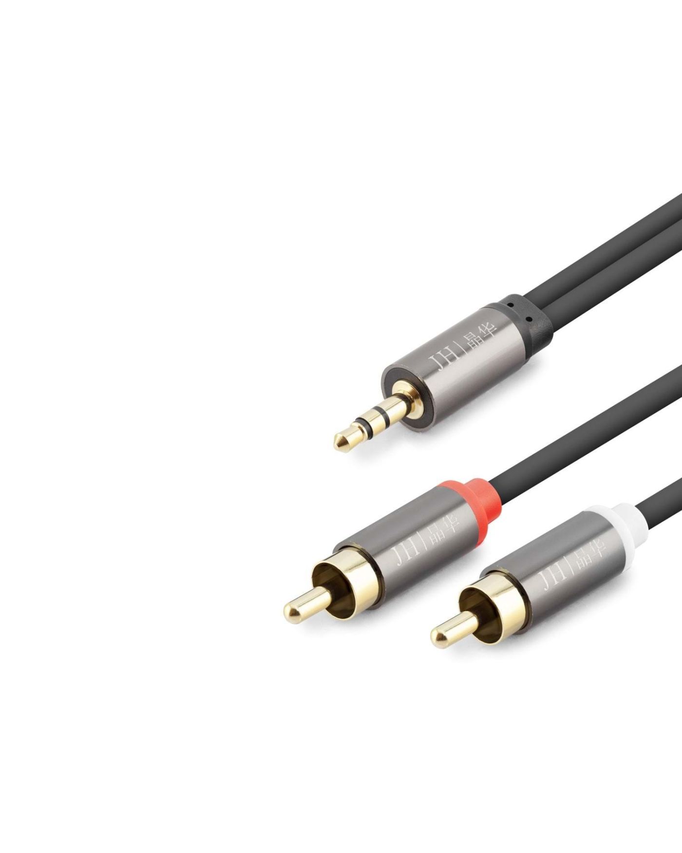 3.5 Mm To 2Rca Kablo 2Lıne Gold 3M Siyah HDX1068
