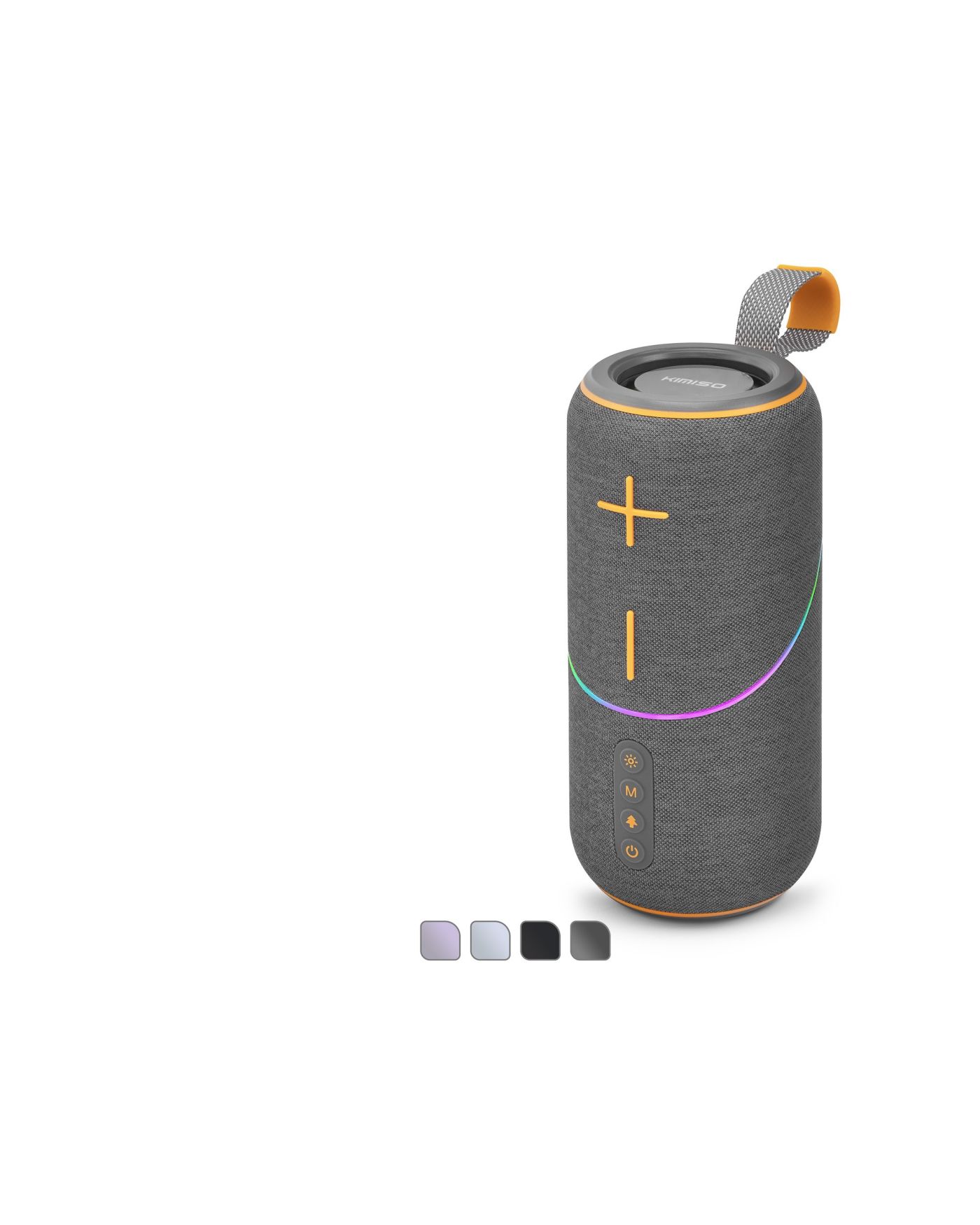 Mini Bluetooth Hoparlör Fm Rgb Outdoor 9.5 X 9.5 X 21.7 Cm KMS300