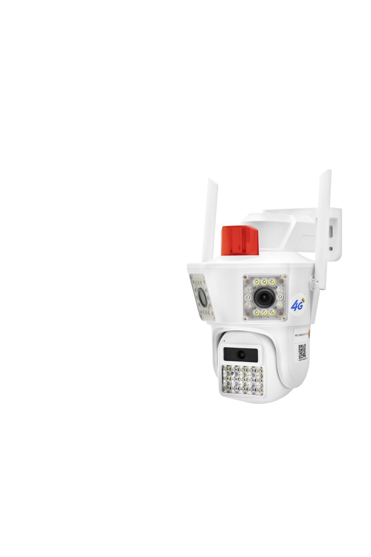4G Speed Dome Ip Kamera 2 × 3 Mp Lens Beyaz RX-45AI