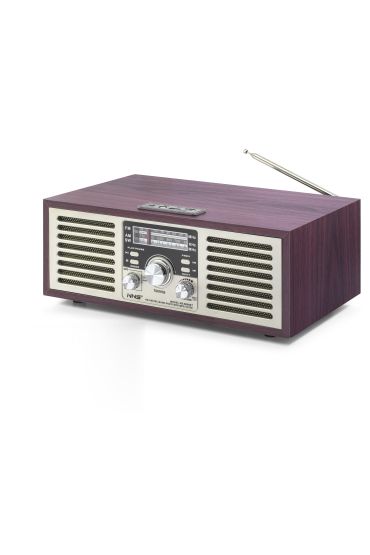 Bluetooth Nostaljik Hoparlör Fm 33 X 18 X 12.9 Cm NS6686BT