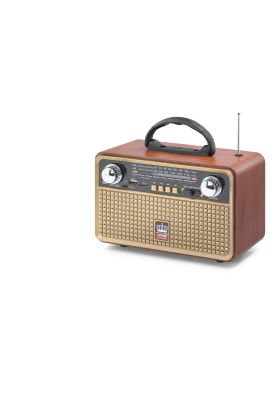 Bluetooth Nostaljik Hoparlör Fm 22.5 X 11.4 X 15.5 Cm NS8096BT