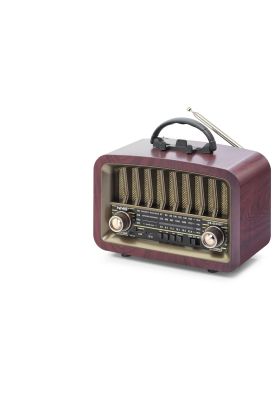 Bluetooth Nostaljik Hoparlör Fm 24.8 X 11.7 X 18.5 Cm NS6639BT