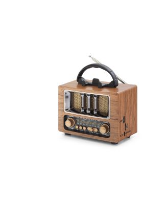 Bluetooth Nostaljik Hoparlör Fm 16.7 X 9.5 X 13.8 Cm NS6638BT