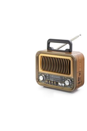 Bluetooth Nostaljik Hoparlör Fm 20 X 10.2 X 14.5 Cm NS7110BT