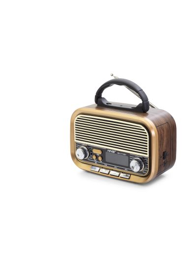 Bluetooth Nostaljik Hoparlör Fm 20 X 10.2 X 14.5 Cm NS7773BT