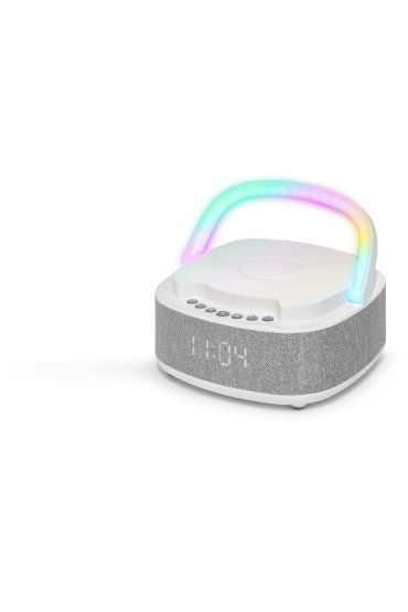 Mini Bluetooth Hoparlör Fm Rgb - Beyaz S301