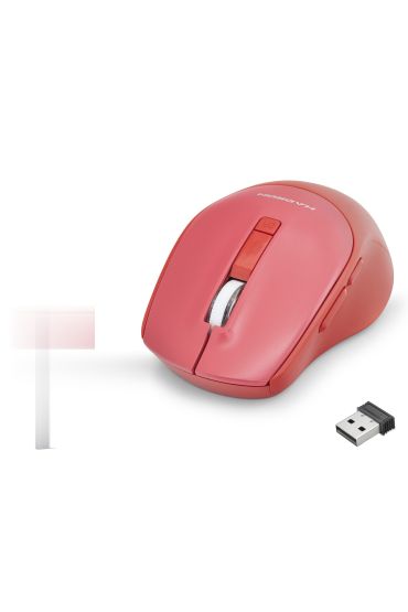 Kablosuz Mouse 600/1600 Dpi - Kırmızı HDX3408R