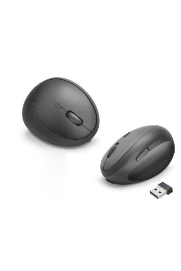 Kablosuz Ergonomik Dikey Gaming Mouse Dual Mod 3200 Dpi 6 Tuş Bilek Dostu - Siyah ND1210