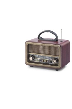 Bluetooth Nostaljik Hoparlör Fm 20 X 10.2 X 14.5 Cm NS8070BT