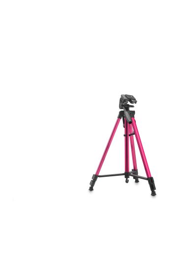 Telefon Tripodu Ayarlanabilir Kollu 140 Cm -Kırmızı HDX3366