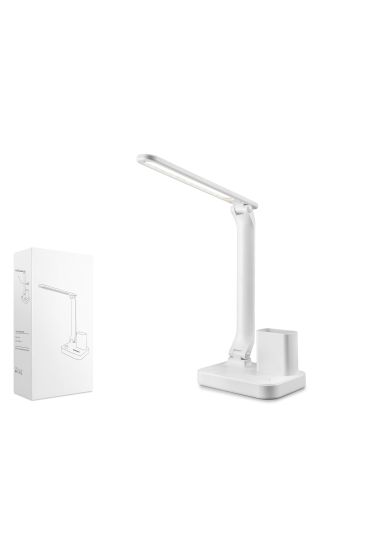 Usb Şarjlı Masa Lambası - Beyaz Q21-1