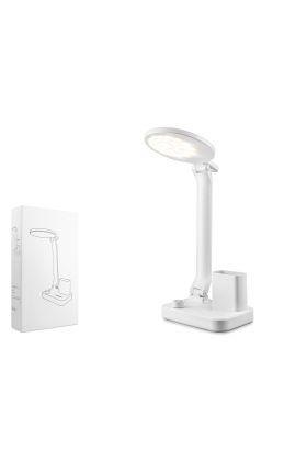 Usb Şarjlı Masa Lambası - Beyaz Q22-2