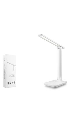 Usb Şarjlı Masa Lambası - Beyaz Q11