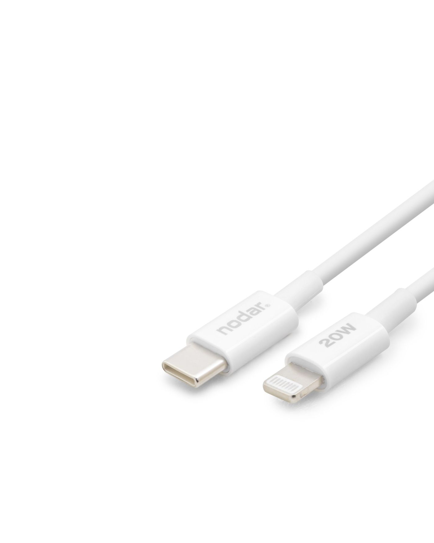 Type-C Lightning Şarj Ve Data Kablosu 20W 1 M - Beyaz ND1151