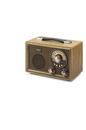 Bluetooth Nostaljik Hoparlör Fm 28 X 15 X 19 Cm R9022BT