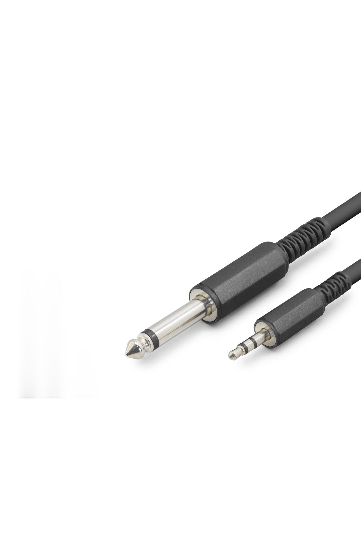 6.35Mm To 3.5Mm Gitar Kablosu 5 M - Siyah HDX1078