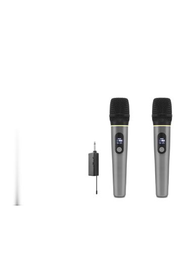 Profesyonel Kablosuz Uhf 2 Mikrofonlu Set 6.35 Mm - Gri HDX2791G