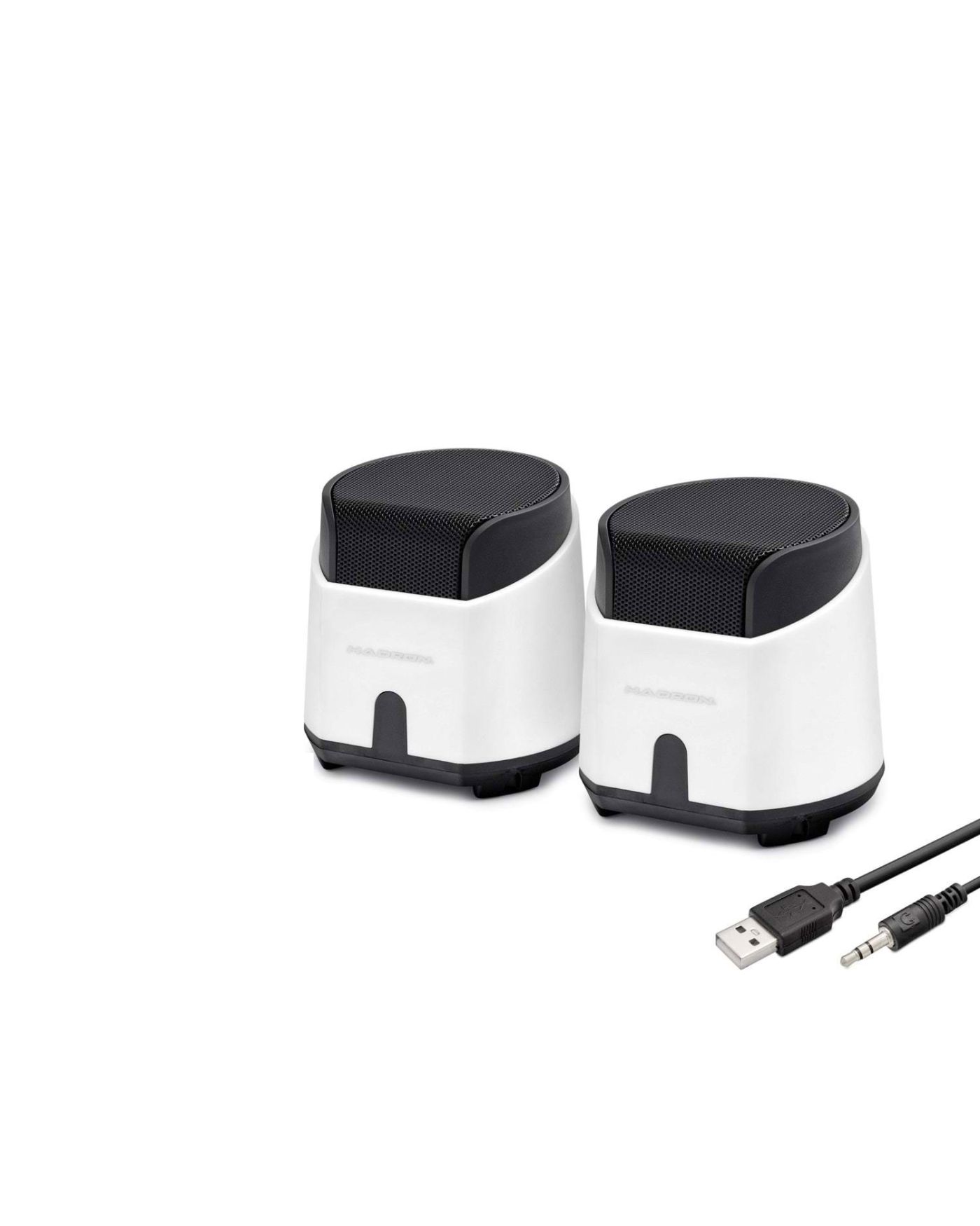 Masaüstü Hoparlör 1+1 USB + 3.5mm - Beyaz HD6024W