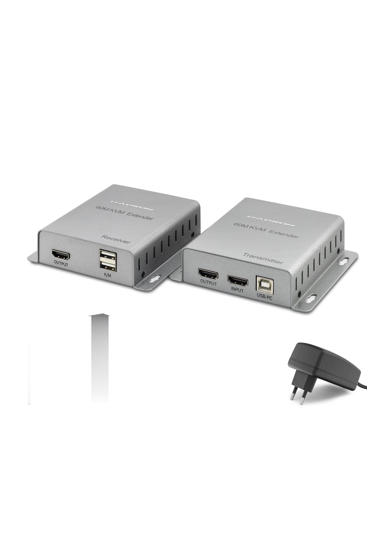 Hdmi Kvm Extender 4K 60 M - Gümüş HDX1355