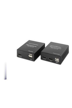 Hdmi Kvm Extender Loop-Out 1080P 60 M - Siyah HDX1356