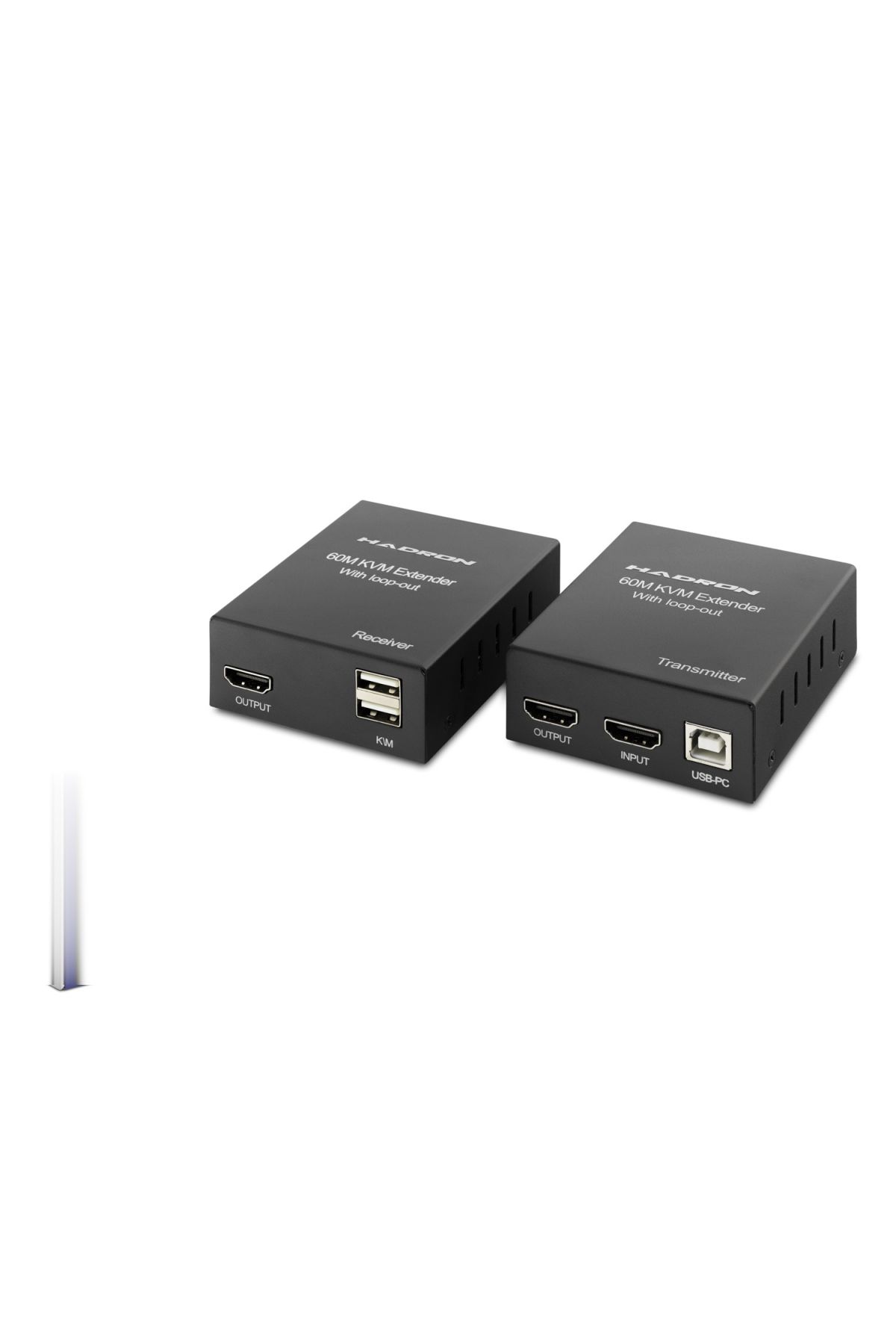 Hdmi Kvm Extender Loop-Out 1080P 60 M - Siyah HDX1356