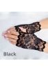 Siyah Dantel Parmaksız Kısa Eldiven