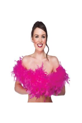 2 Metre Boa Tüy Otriş - Pembe