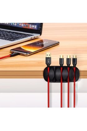 Kablo Kanalı 5 Kanallı Tutucu - 3 Adet