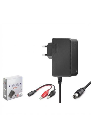 Akü Şarj  12V 2.5A 30W Krokodil Uç Akü Şarj Adaptörü