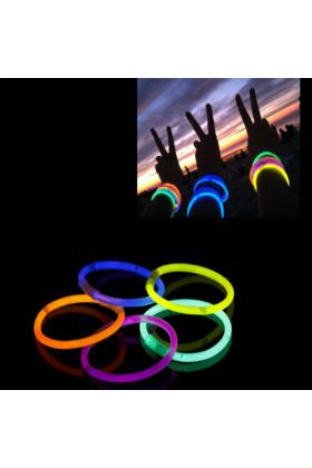 10 Adet Glow Stick Bracelet Fosforlu Kırılan Çubuk Bileklik