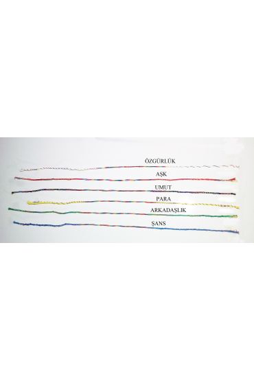 Renkli Şans Bileklikleri ( 6 Adet )