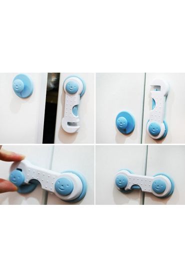 Çuk Koruma Kilidi - Geçmeli 2 Adet Dolap Kilidi