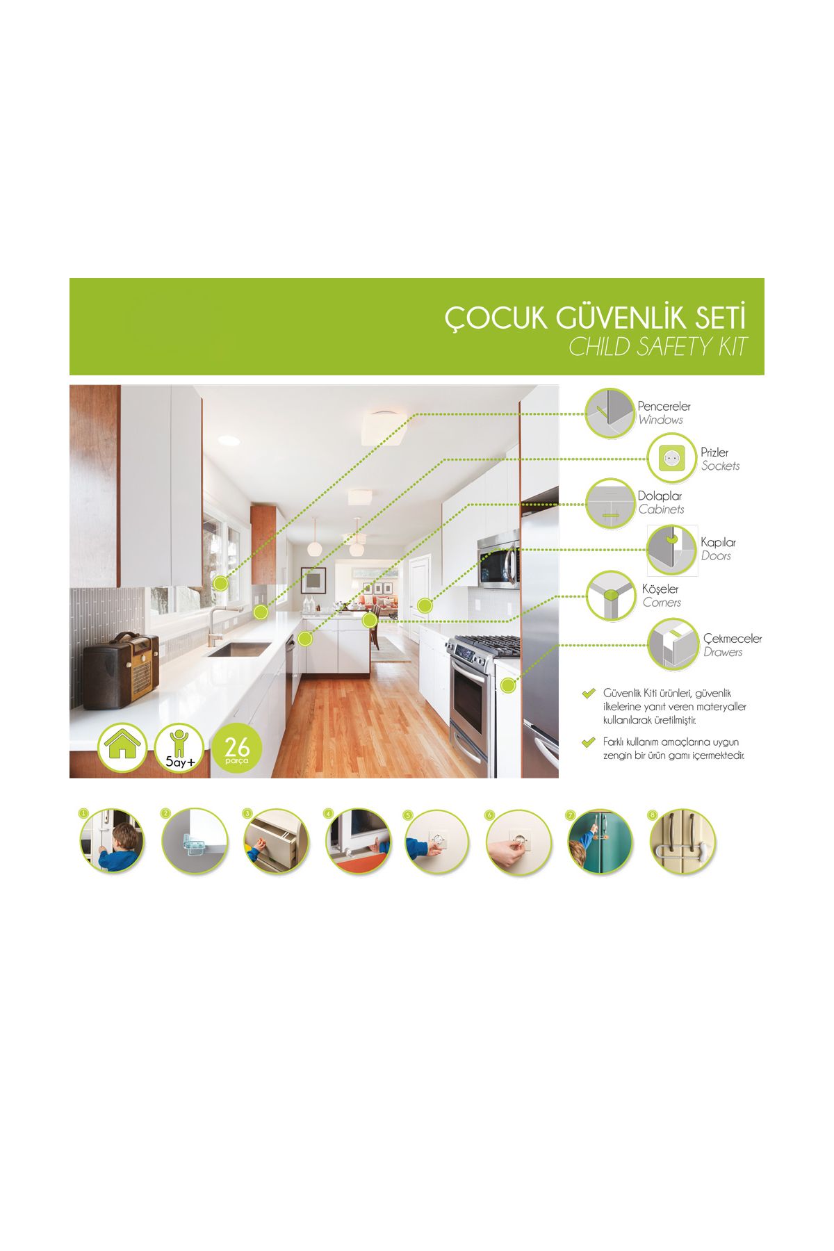 Çuk Güvenlik Seti - Profesyonel 26 Parça