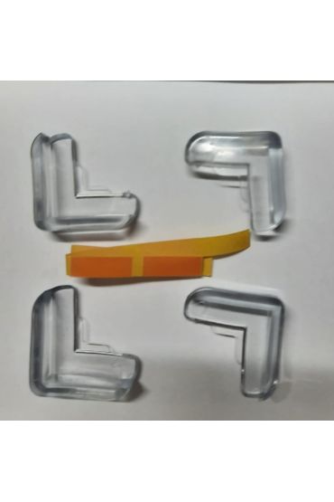 4 lü Masa Sehpa Köşe Koruyucu Silikon- Çuk Koruma Aparatı