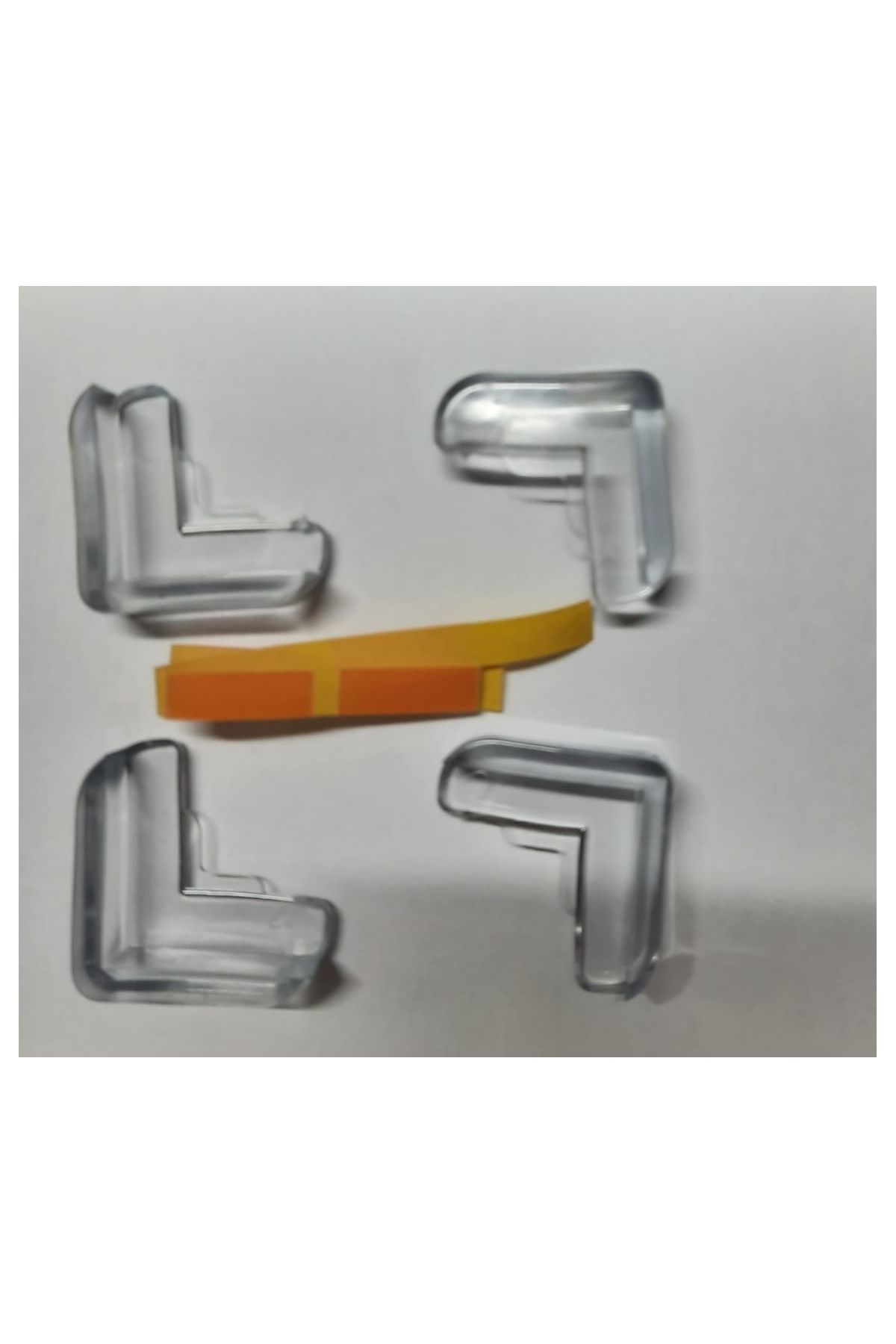 4 lü Masa Sehpa Köşe Koruyucu Silikon- Çuk Koruma Aparatı