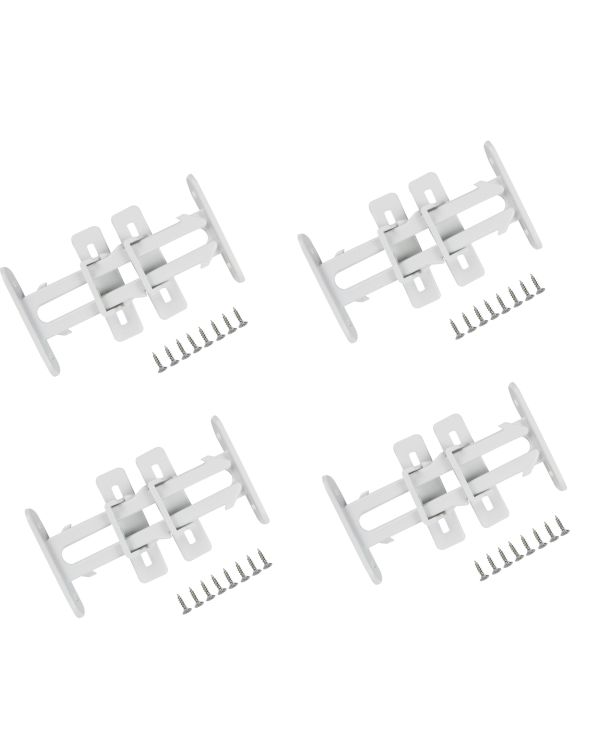 4 Adet Bebek Çuk Koruma Kilidi - Dolap Çekmece Kilidi Sürgülü Kilit