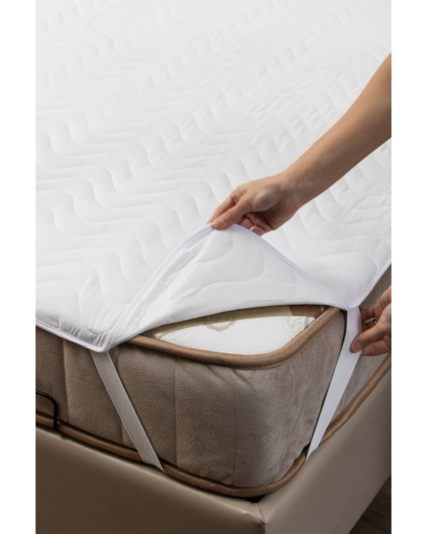 Alez Seti Kapitoneli Çift Kişilik Yatak ve Yastık Koruyucu Alez