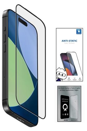  11 PRO MAX 6D Anti Static Temperli Cam Ekran Koruyucu Kırılmaz Full Kaplama