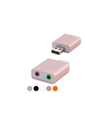 USB Harici Ses Kartı 7.1 - Gümüş HDX5272