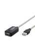 USB Uzatma Kablosu 10 m - Silver Siyah HDX7513