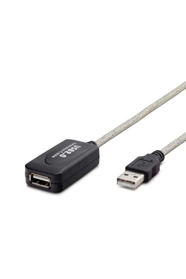 USB Uzatma Kablosu 10 m - Silver Siyah HDX7513