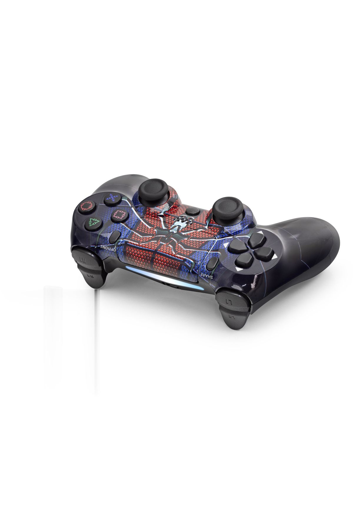 Gamepad Ps4 Uyumlu - Siyah Mavi Kırmızı ND400W