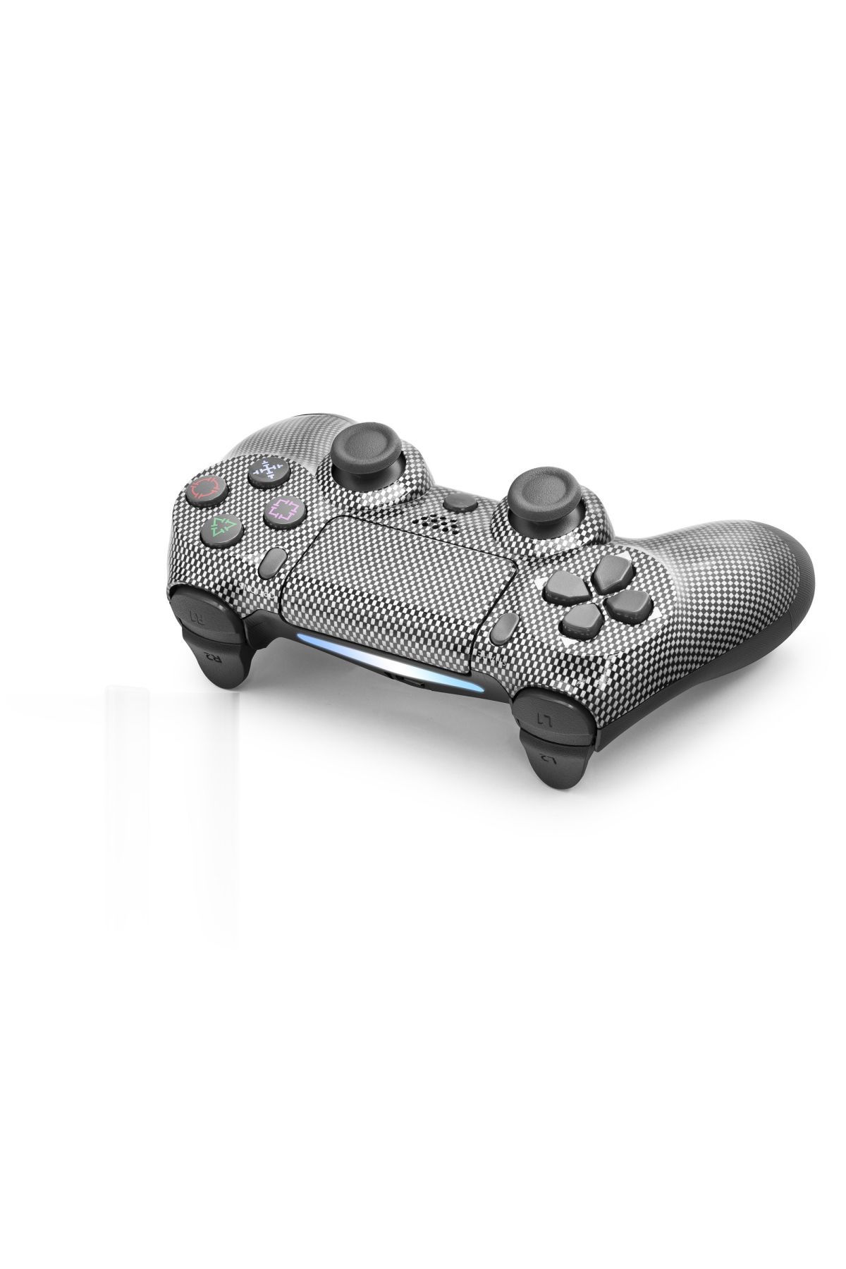 Gamepad Ps4 Uyumlu - Siyah Beyaz ND400X