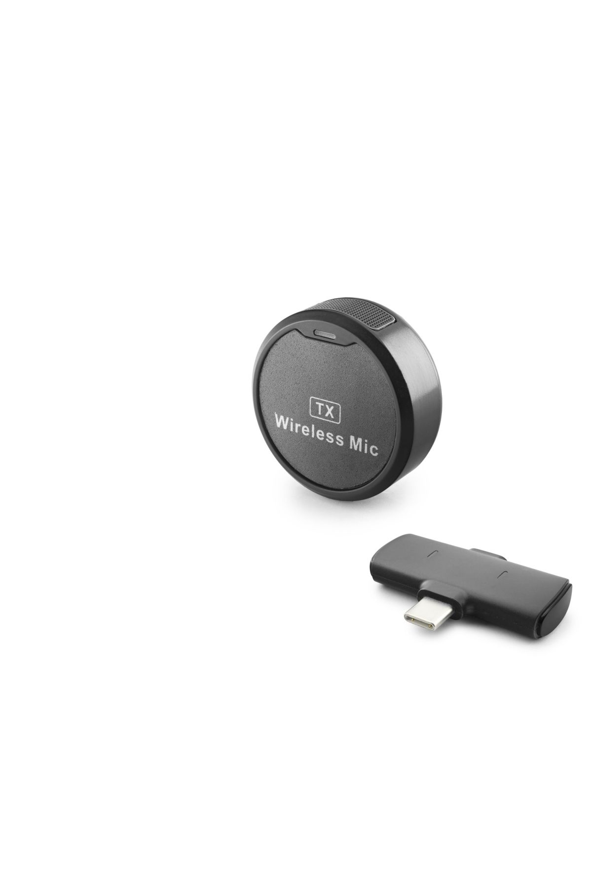 Type-C Kablosuz Yaka Mikrofonu - Siyah HDX2794